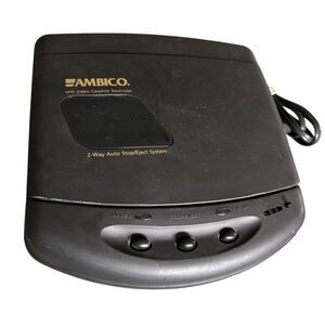 Ambico 2 Way VHS Video Cassette Rewinder & Fast Forward *Tested*